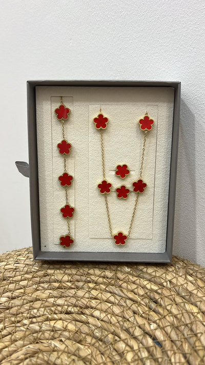 Coffret fleur [ rouge ]