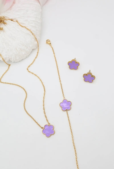 Parure Mélia [ violet ]