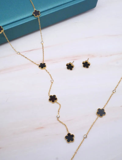 Parure Olivia [ noir ]
