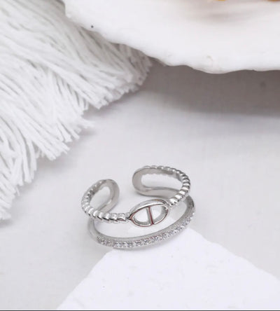 Bague Ela [ argenté ]