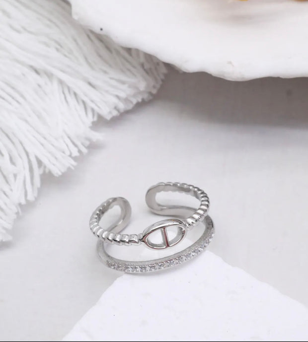 Bague Ela [ argenté ]