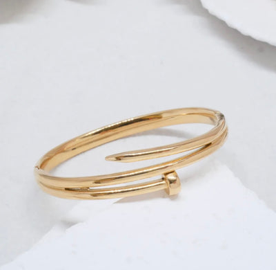 Bracelet jonc Nila [ dorée ]