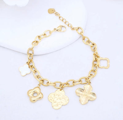 Bracelet Jade [ dorée ]