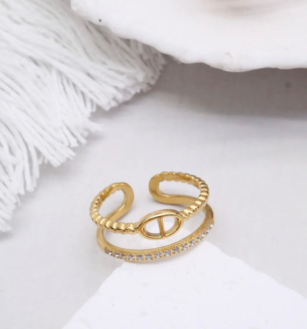 Bague Ela [ dorée ]