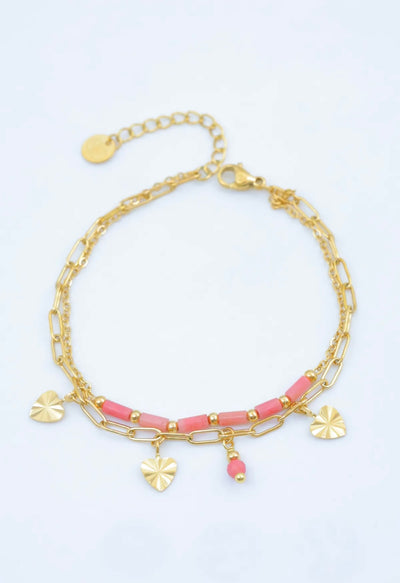 Bracelet Sana [ rose ]
