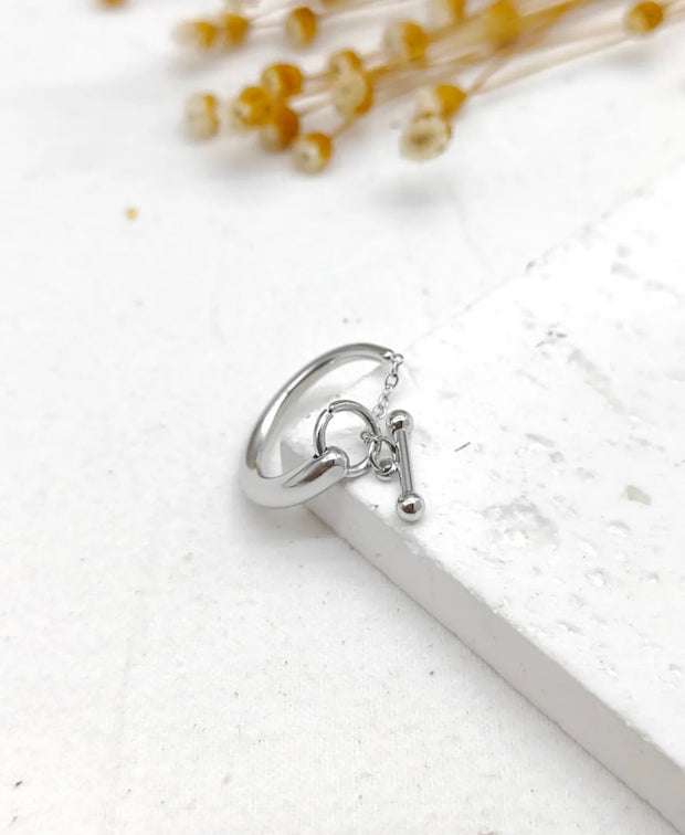 Bague soun  [ argenté ]