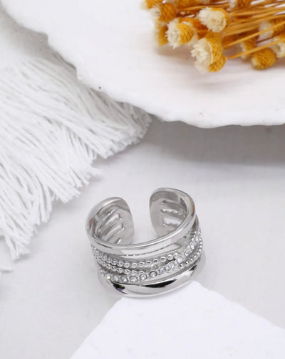 Bague Xéna [ argenté ]