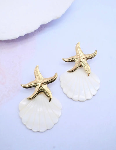 Boucle d’oreille Atlantis [ dorée ]