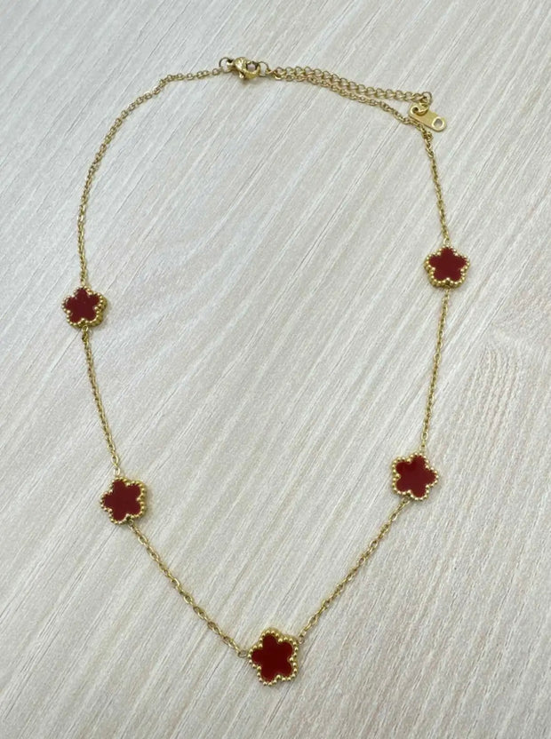Collier Salwa [ bordeau ]