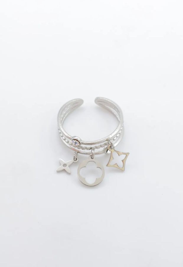 Bague Lua  [ argenté ]