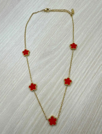 Collier Salwa [ rouge ]