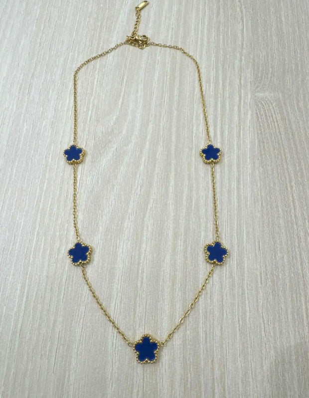 Collier Salwa [ bleu marine ]
