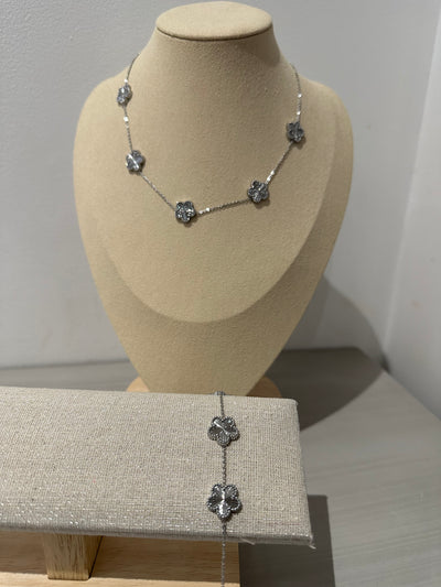 Collier Vanessa [ argenté ]