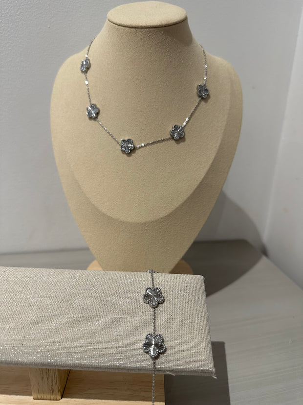Collier Vanessa [ argenté ]